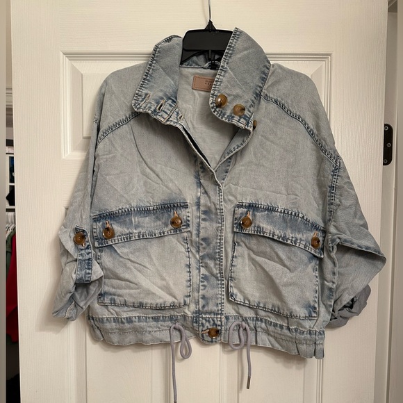 BLANKNYC Stand Collar Denim Jacket size S - Picture 11 of 11